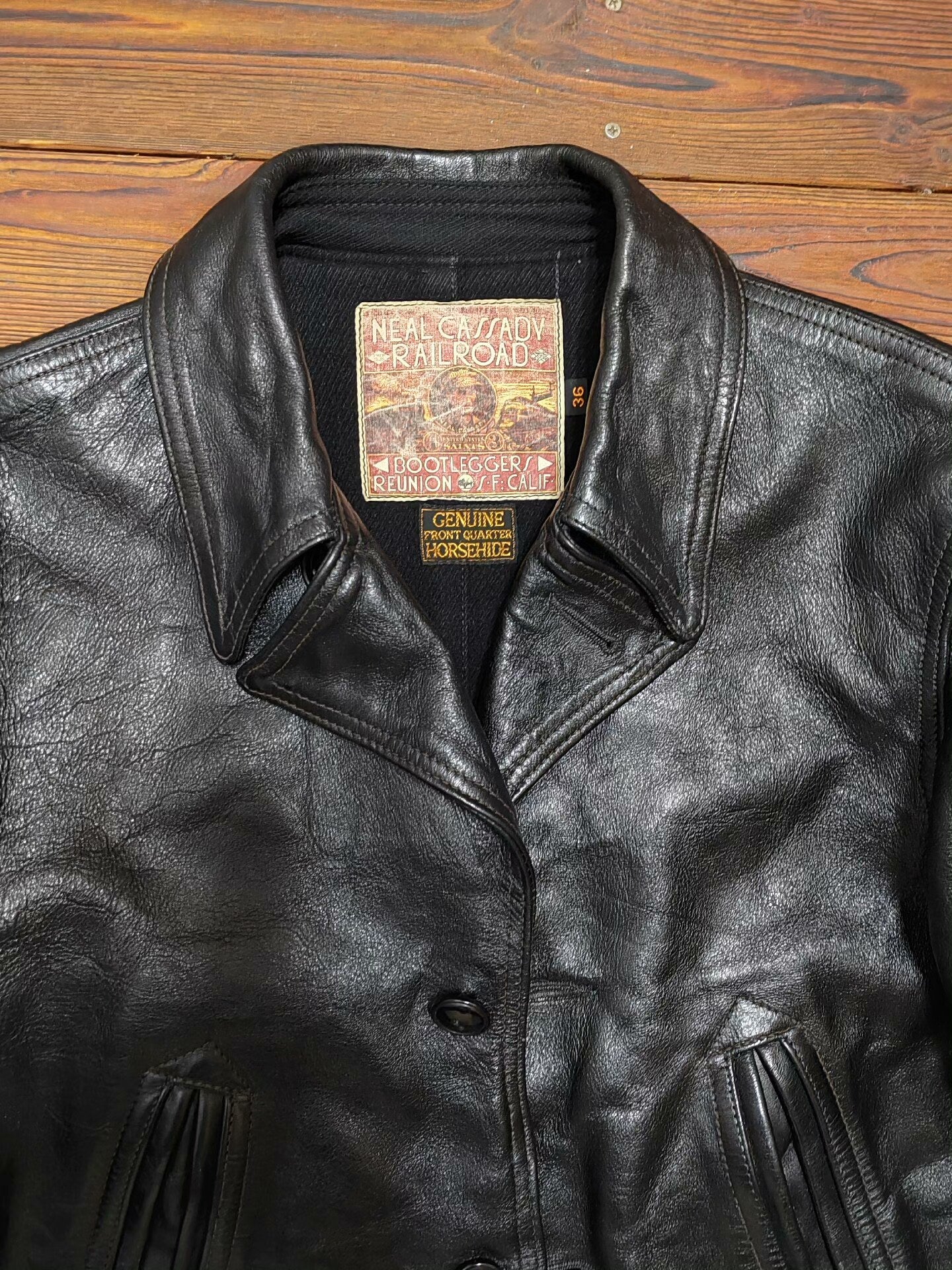 FREEWHEELERS Dispatcher Leather Jacket