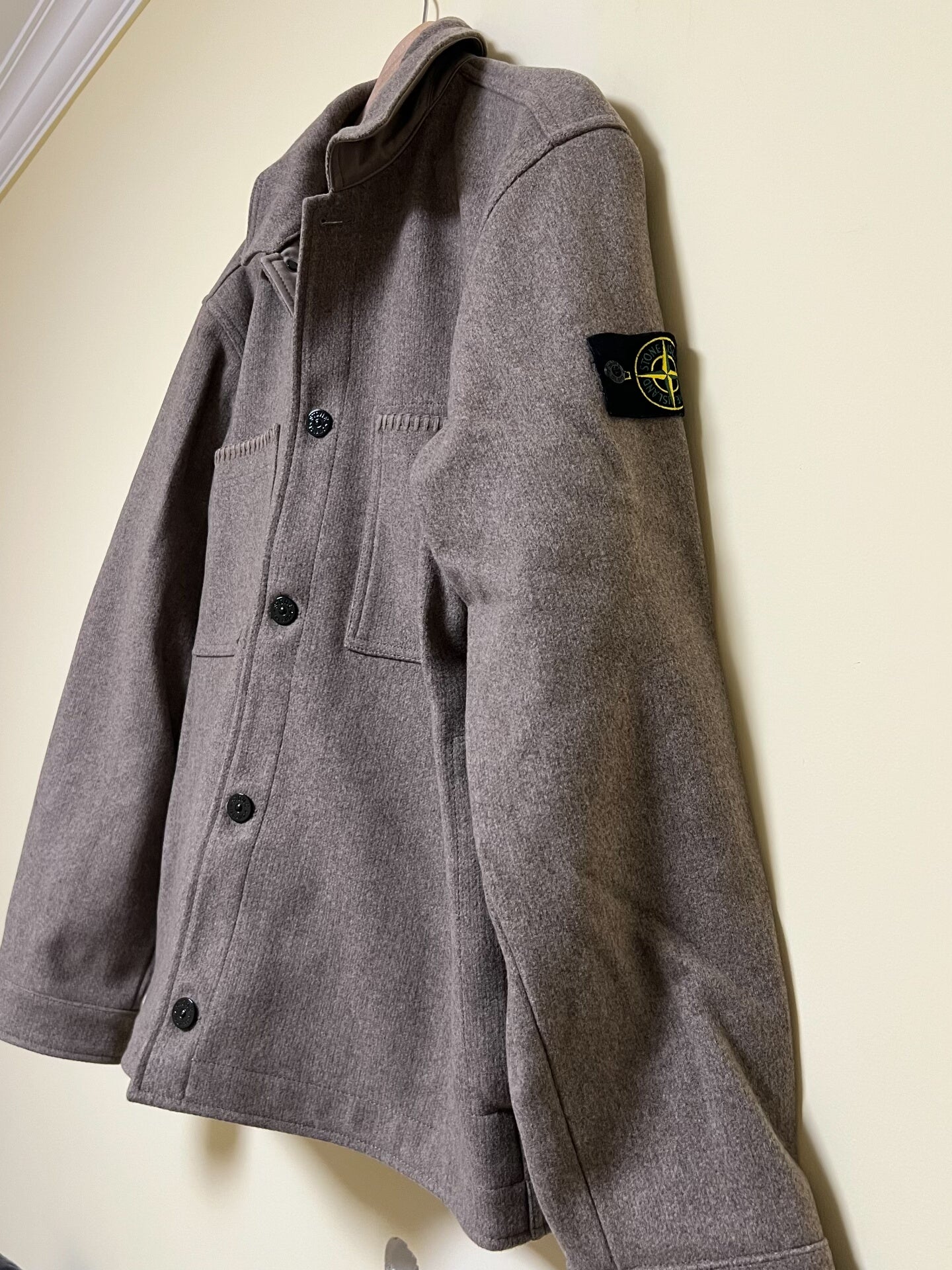 Stone Island FW23 Felt Overcoat