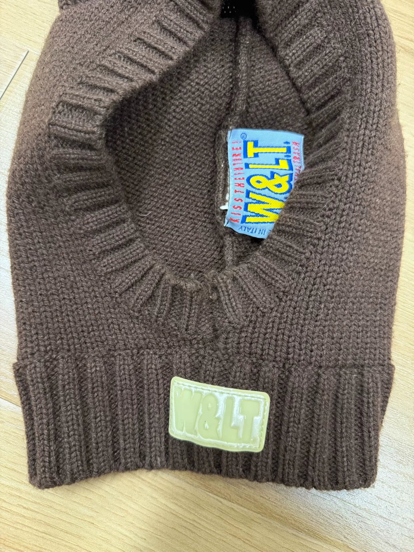 walter van beirendonck bear knit cap