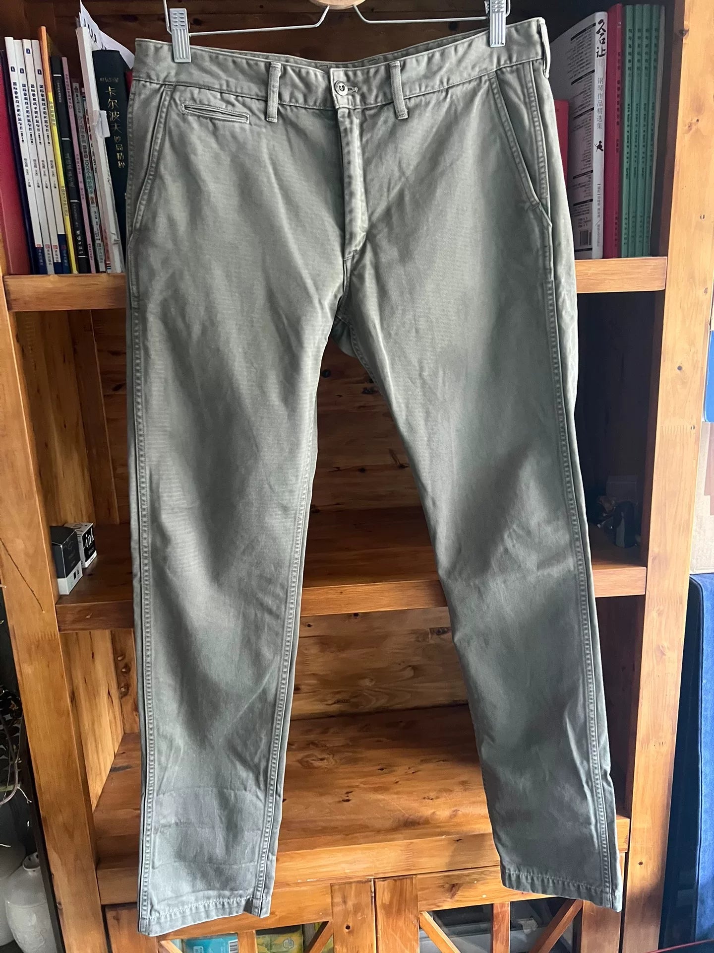 olive green military officer pants size 33