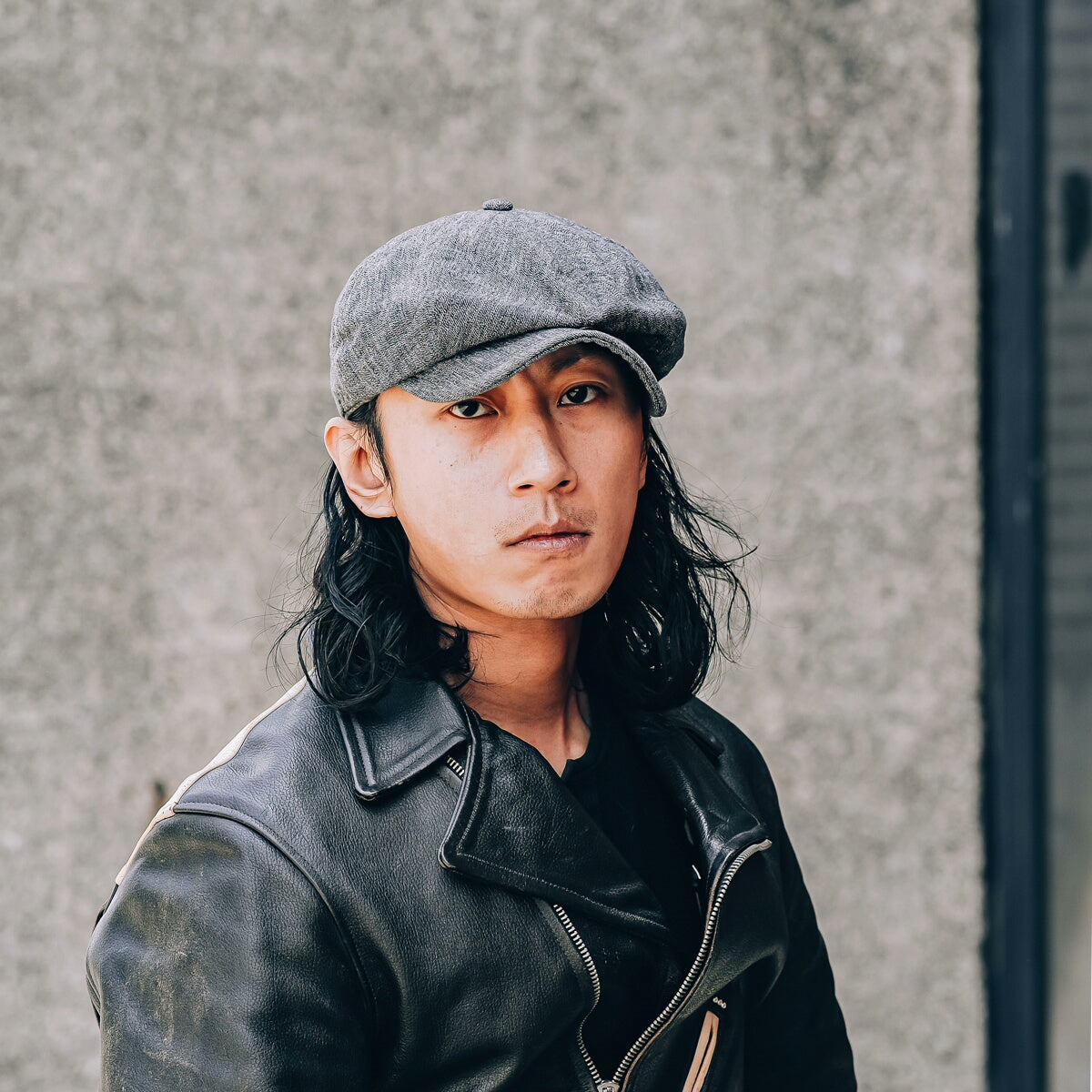 FRWHEELERS Pepper Salt Newsboy Cap