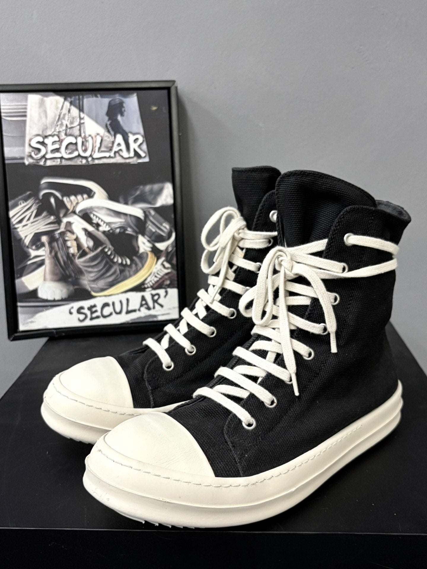 Rick Owens Drkshd Canvas High-Top