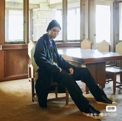 visvim Ayres Coat with Unique Pleating Design