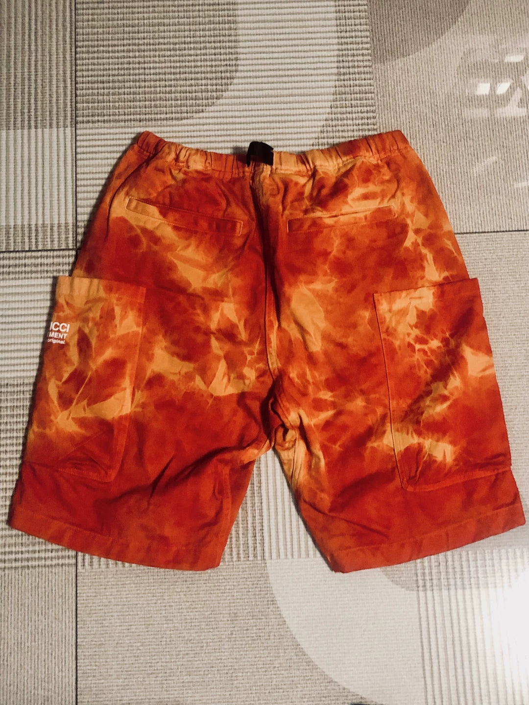 neighborhood x gramicci tie-dye shorts