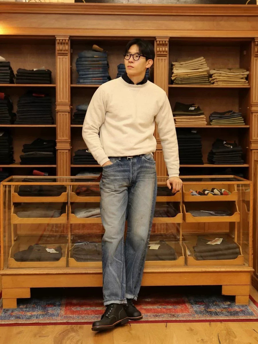 FULLCOUNT 15.5oz Washed Vintage Jeans