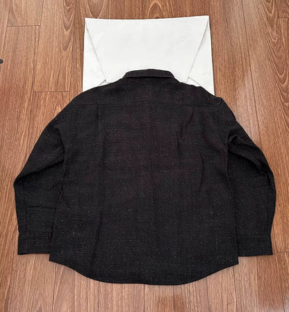 visvim lumber long sleeve tweed shirt