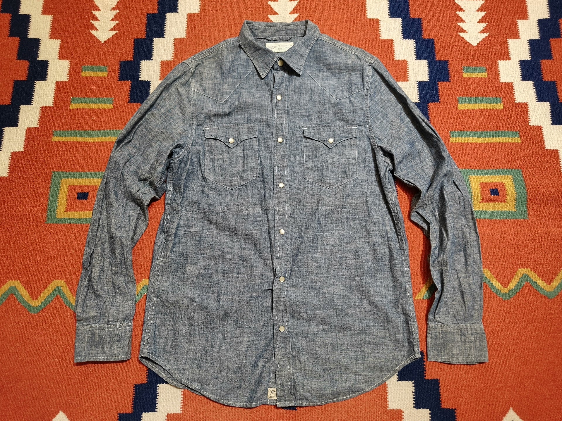 Ralph Lauren RRL Light Denim Western Shirt