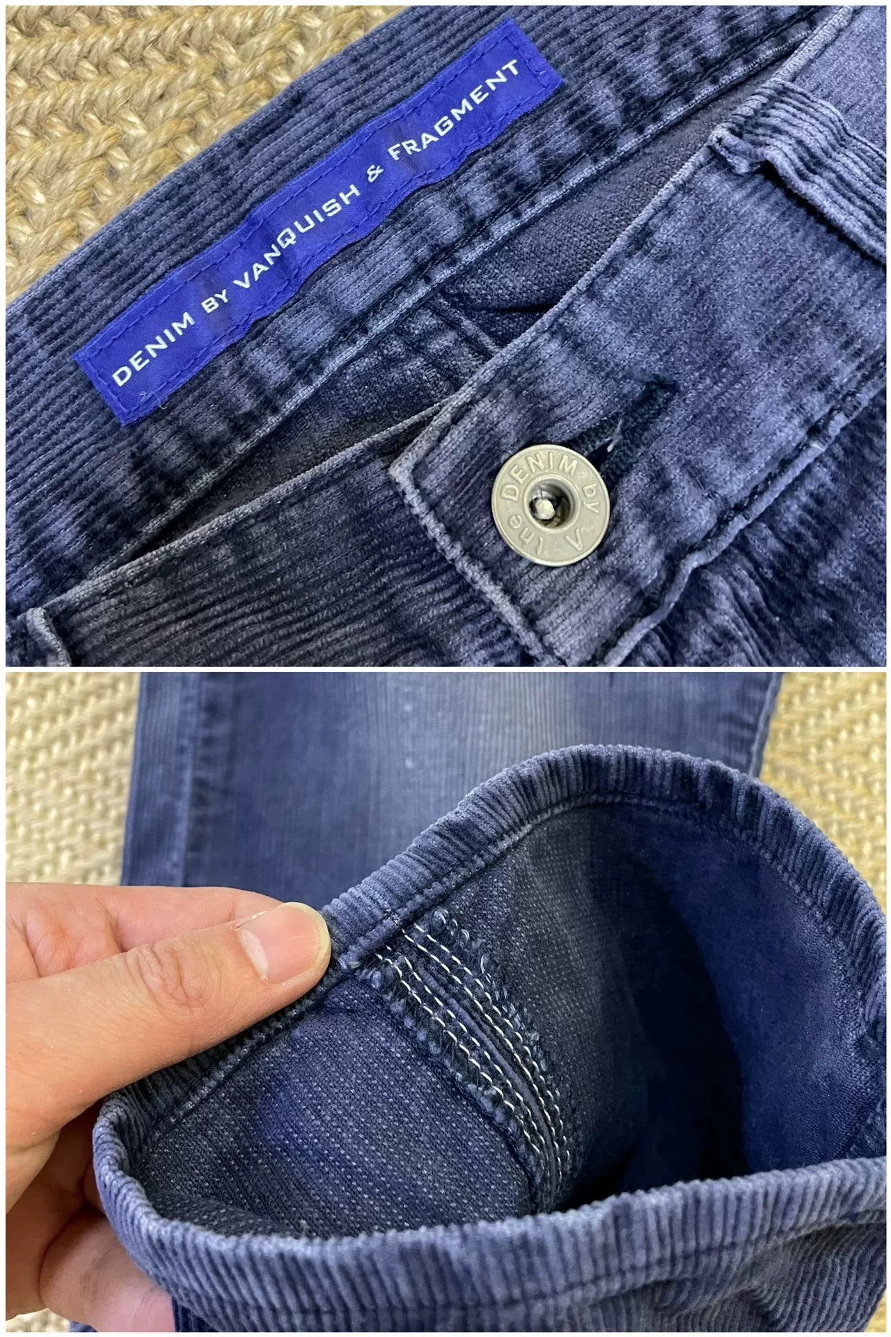 Vanquish Fragment Washed Corduroy Pants