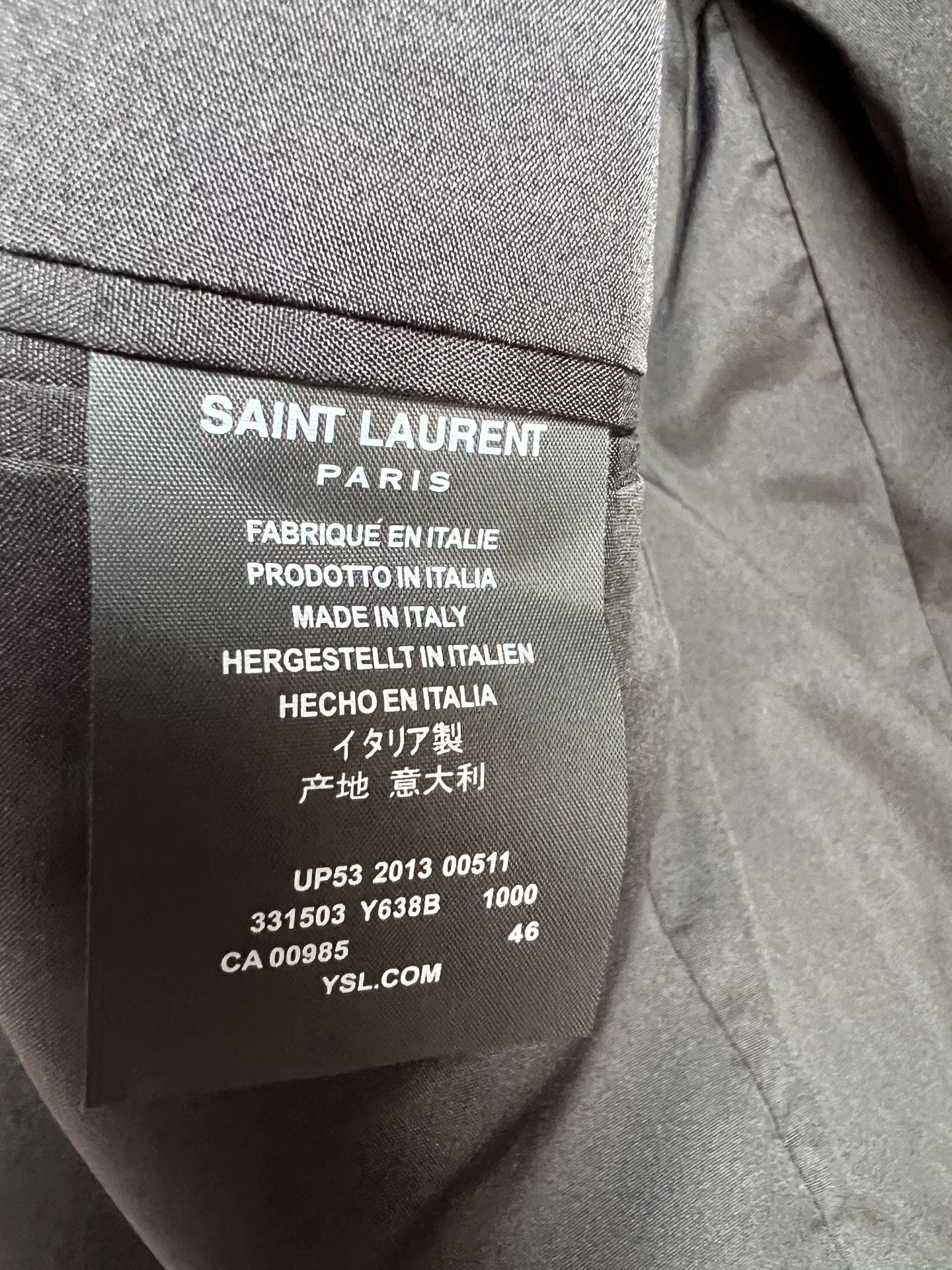 Saint Laurent Pink Glitter Blazer