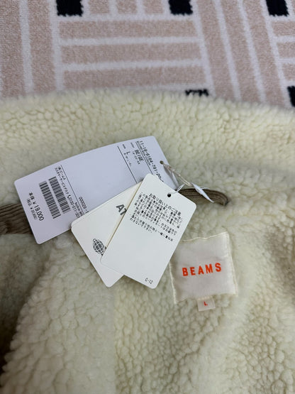 BEAMS Corduroy Boa Coach Jacket