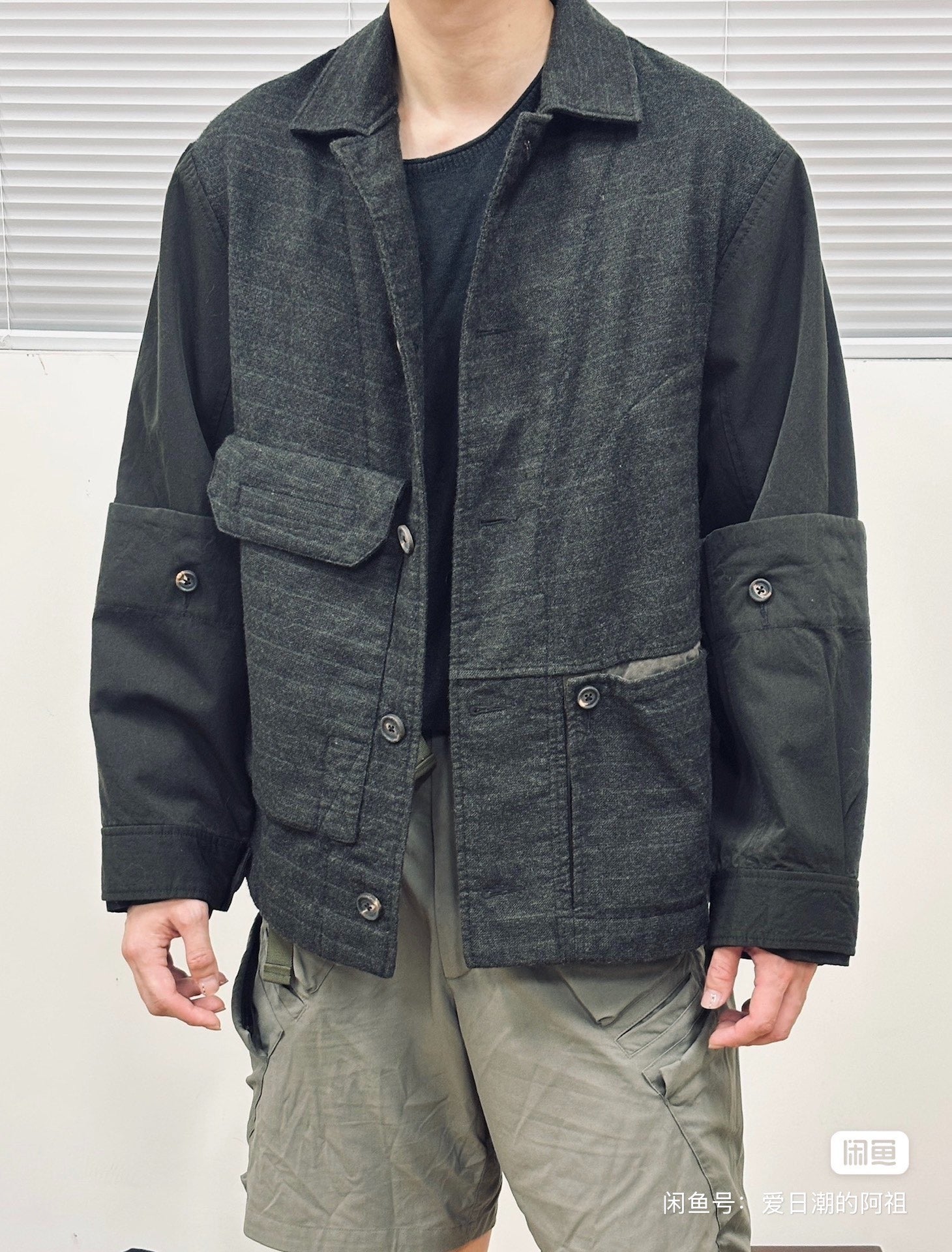 Ziggy Chen AW21 Deconstructed Wool Jacket