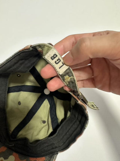 camouflage double layer cap