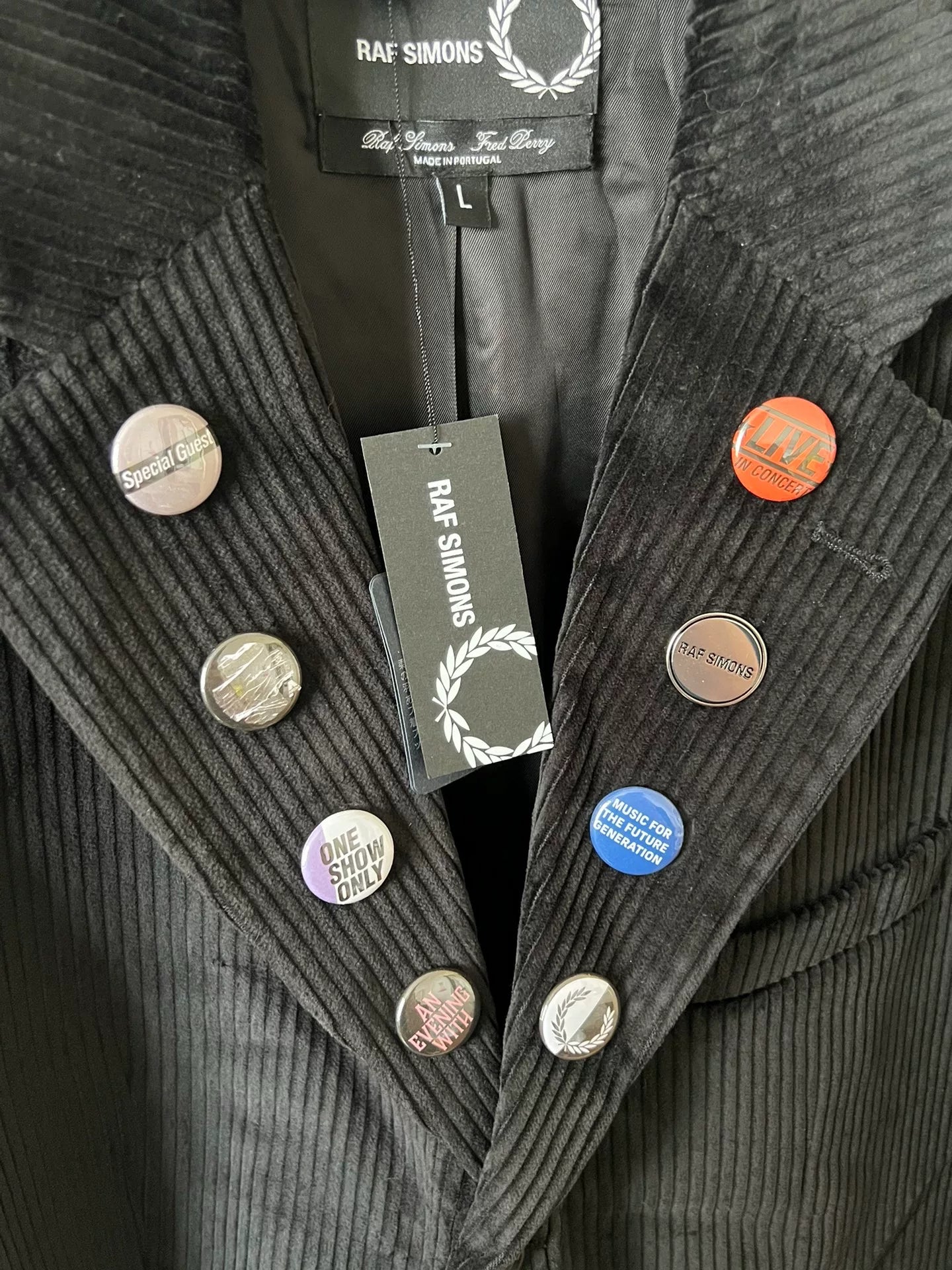 Raf Simons x Fred Perry Corduroy Blazer