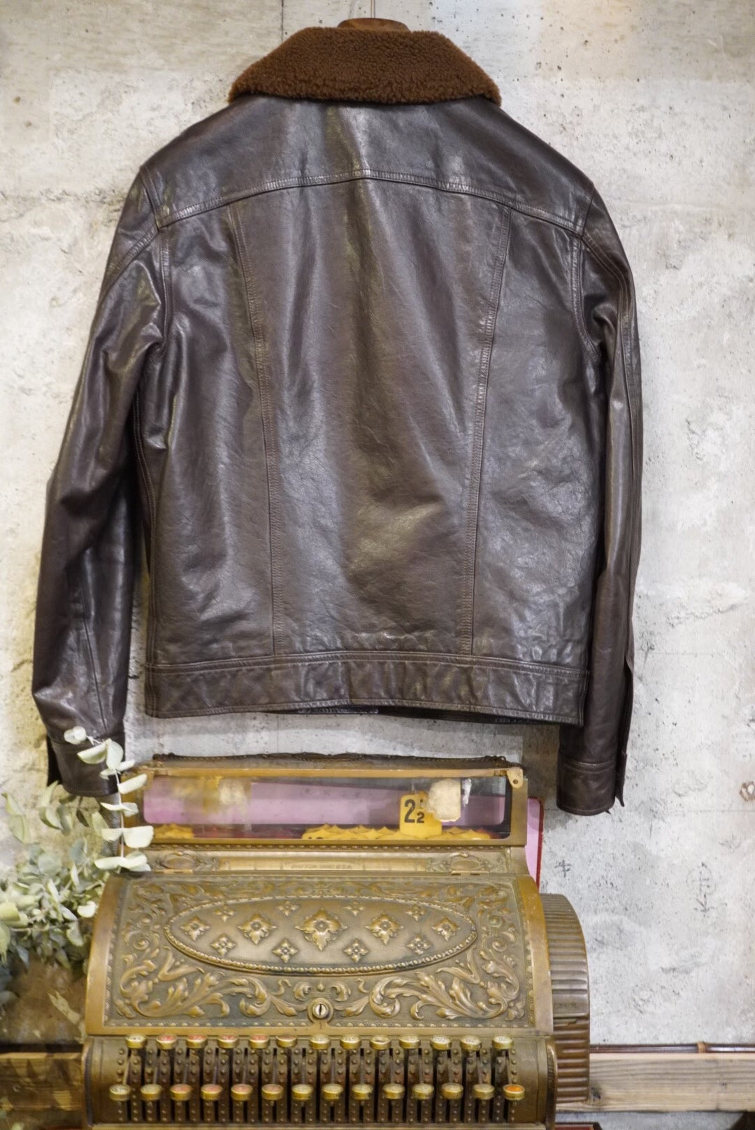 RRL Double RL Leather Jacket M