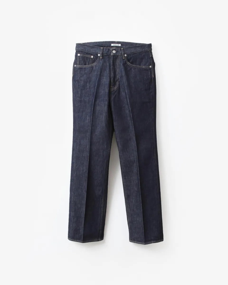 AURALEE HARD TWIST DENIM 5P PANTS