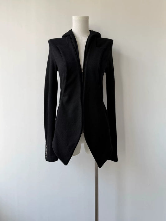 yohji yamamoto y's hooded wool jacket