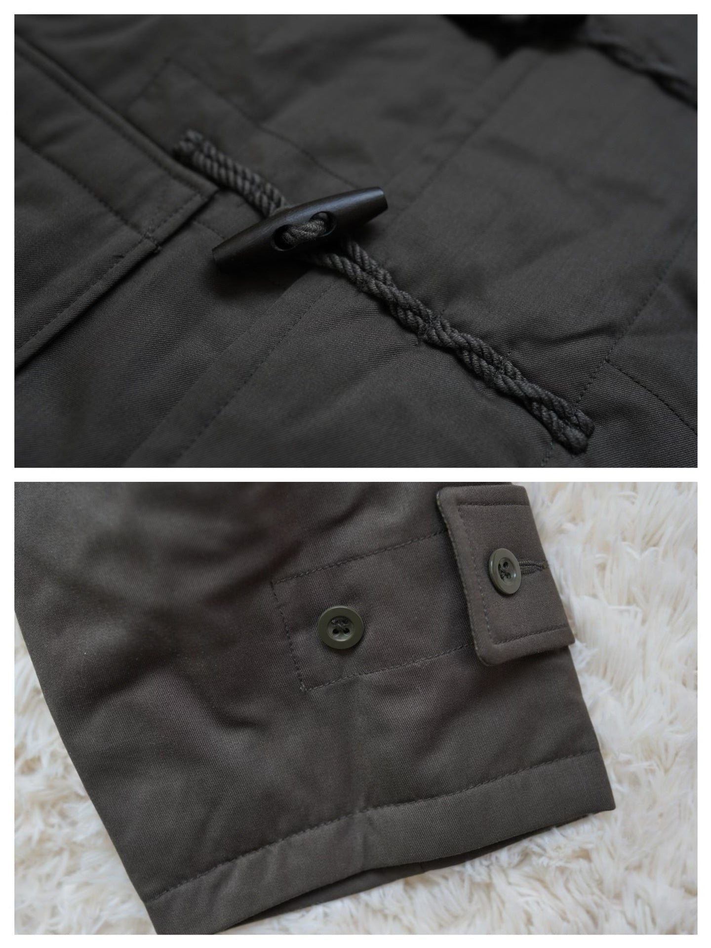 nanamica SUBF977 Wool Down Long Coat