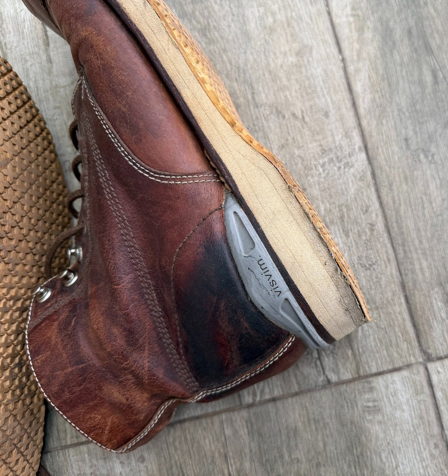 VISVIM Virgil Boots in Kangaroo Leather