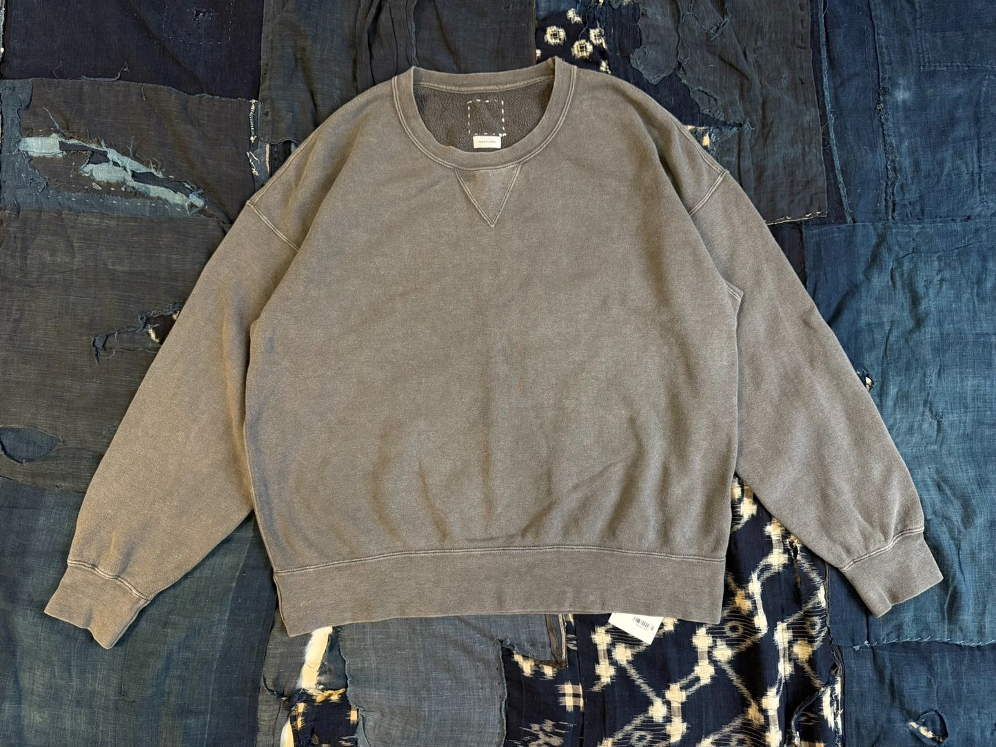 VISVIM 24AW JUMBO SB SWEAT L/S DMGD