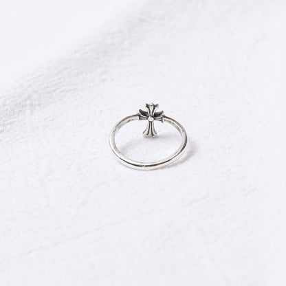 Chrome Hearts 925 Silver Long Cross Ring