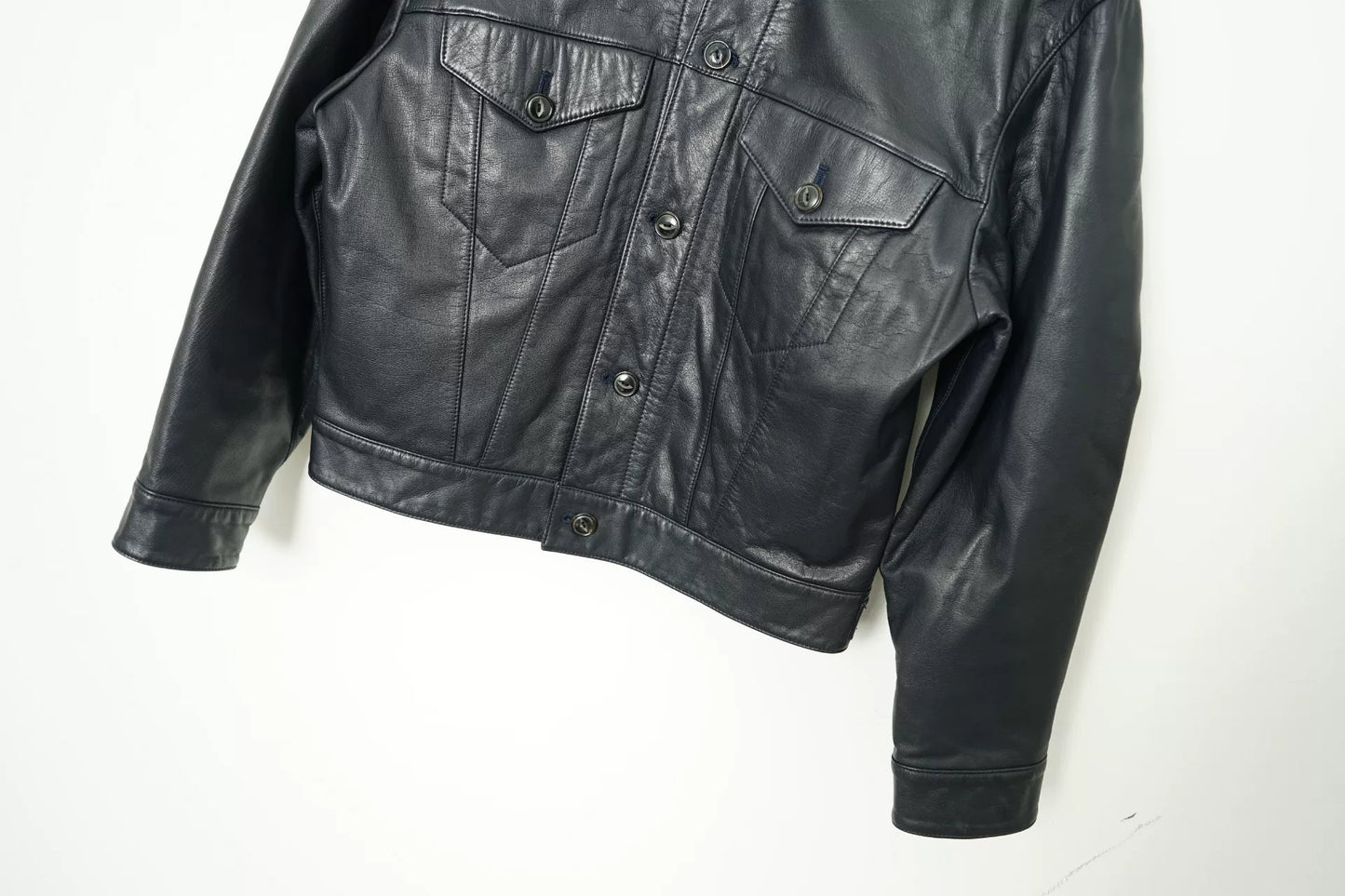 Yohji Yamamoto Y's Quilted Leather Jacket