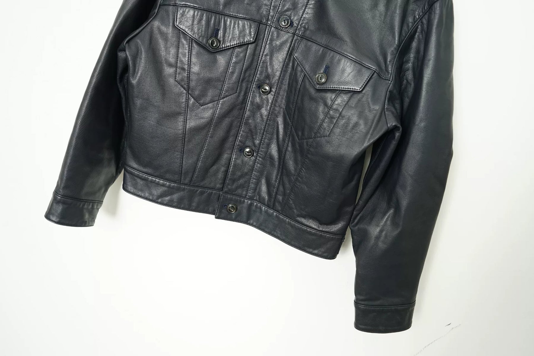 Yohji Yamamoto Y's Quilted Leather Jacket