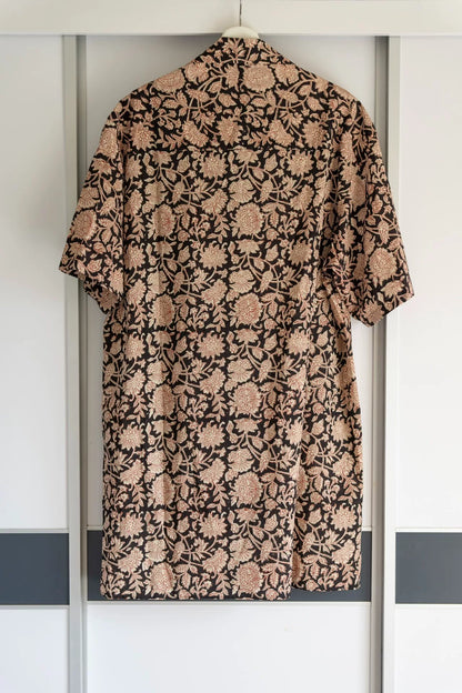 yohji yamamoto floral short sleeve shirt