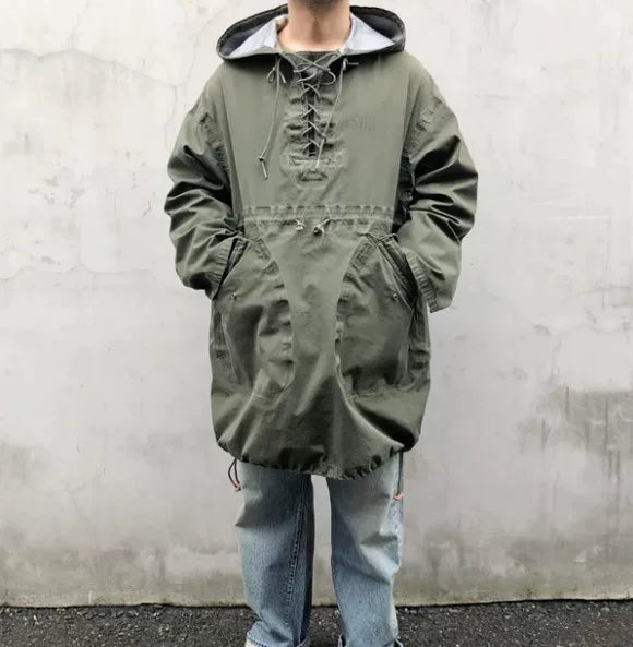 VISVIM CHINOOK PONCHO 3L DMGD
