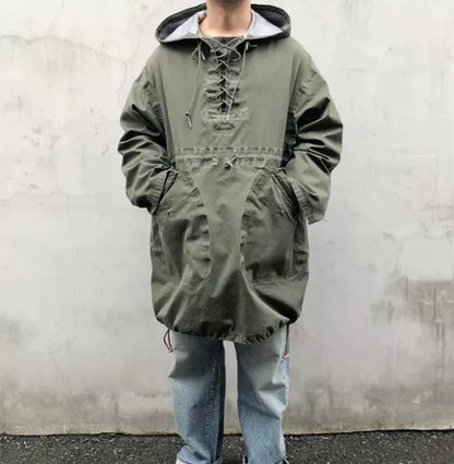 VISVIM CHINOOK PONCHO 3L DMGD