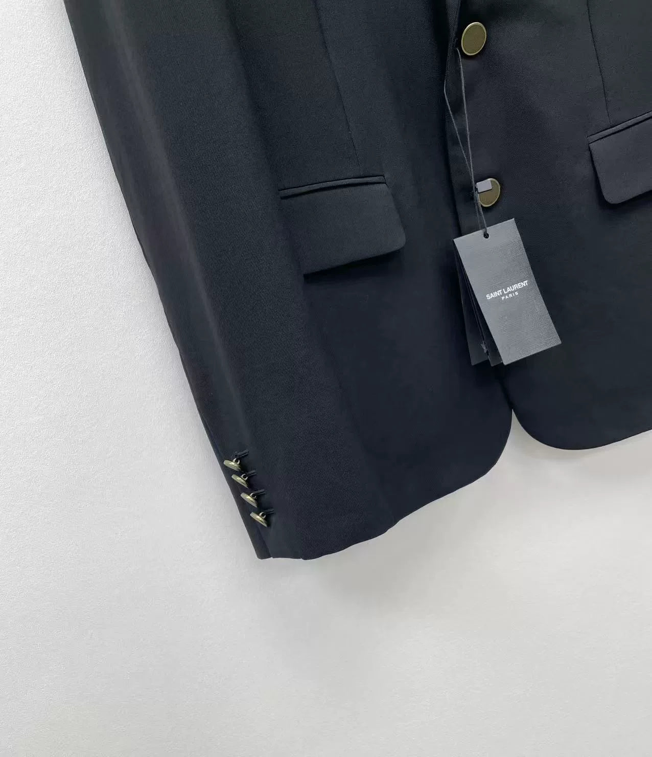 Saint Laurent Black Wool Blazer