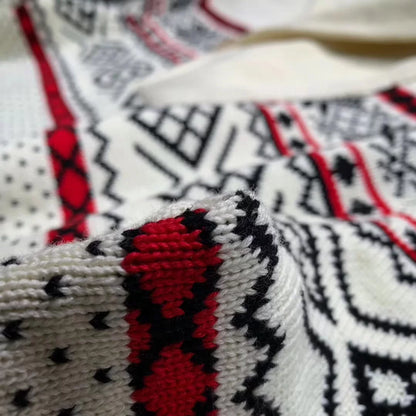 RRL Double-Layer Thick Cotton Sweater