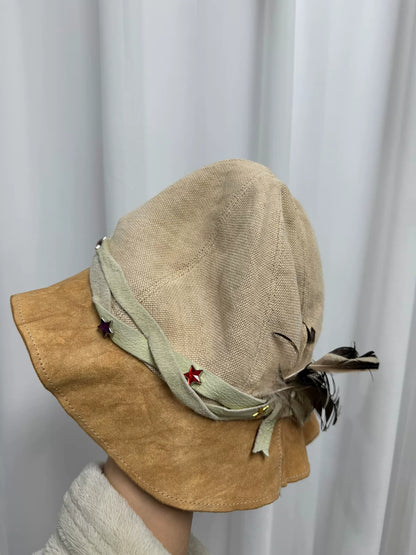 soloist feathered fisherman's hat