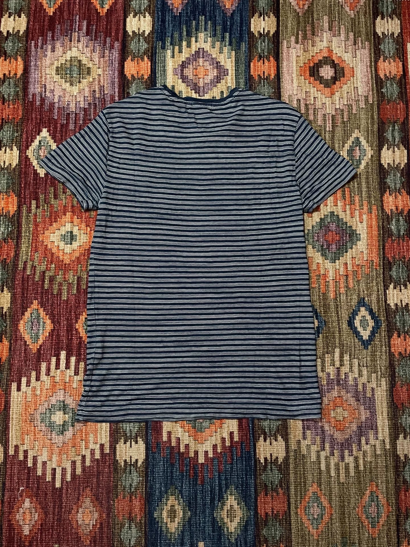 RRL Stripe Pocket Short Sleeve T-shirt S