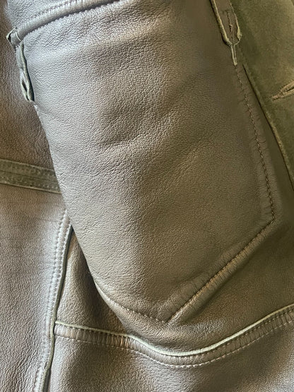 RRL Ralph Lauren Suede Leather Pilot Jacket