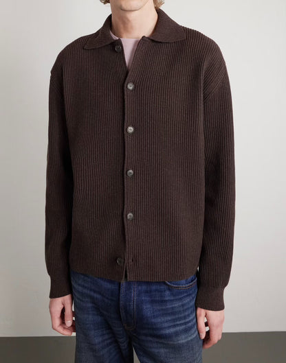 AURALEE Super Fine Wool Toggle Cardigan