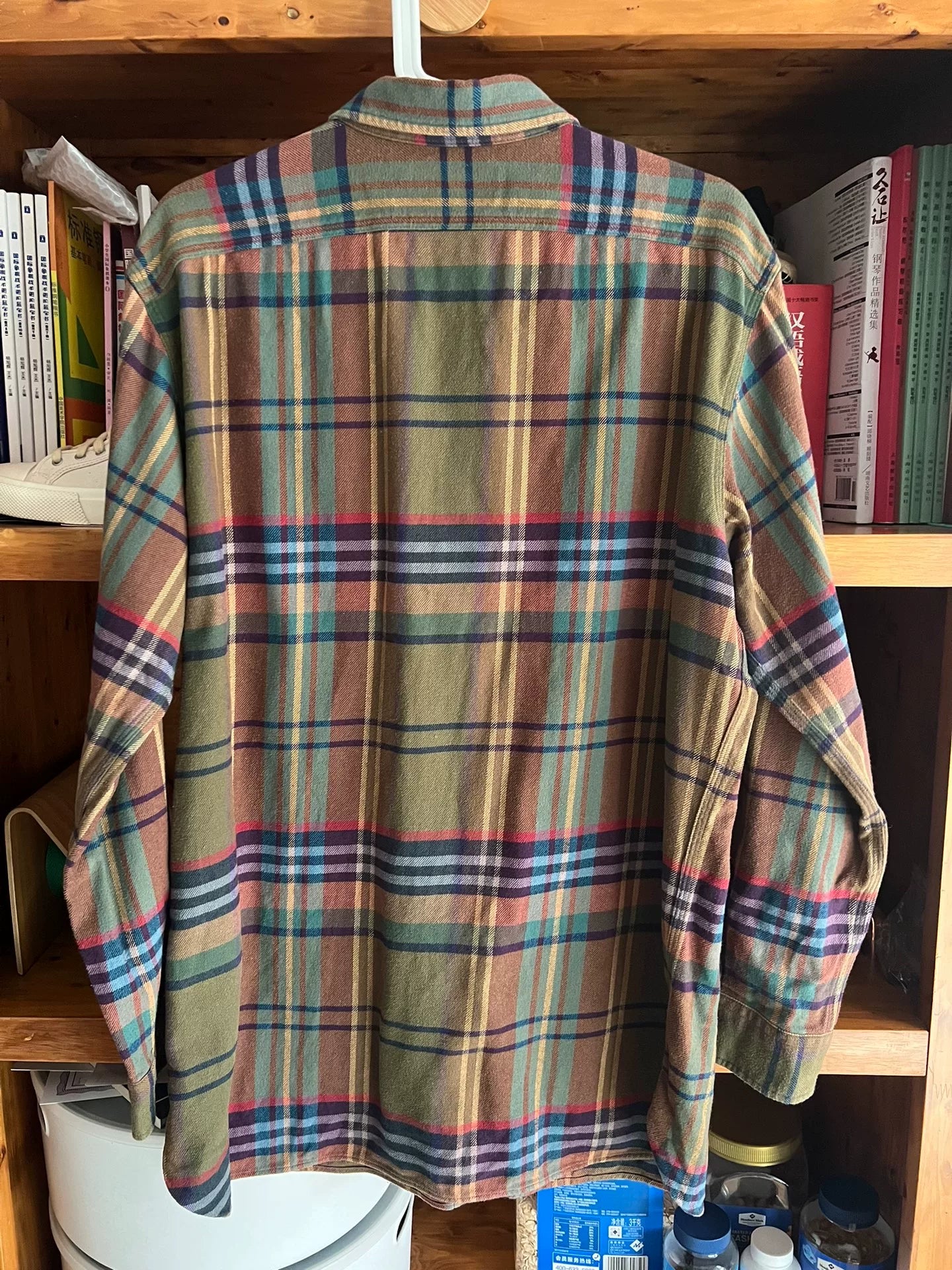 Ralph Lauren Plaid Shirt with Elbow Patches