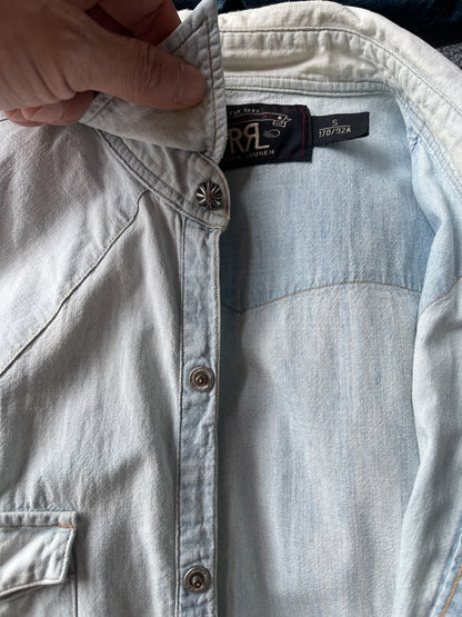 RRL Washed Blue Shirt