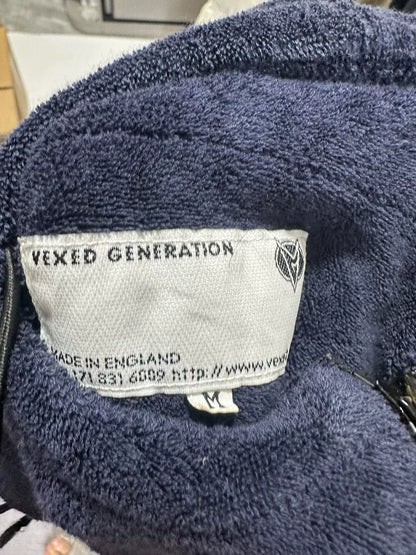 glossy fleece ninja hoodie jacket