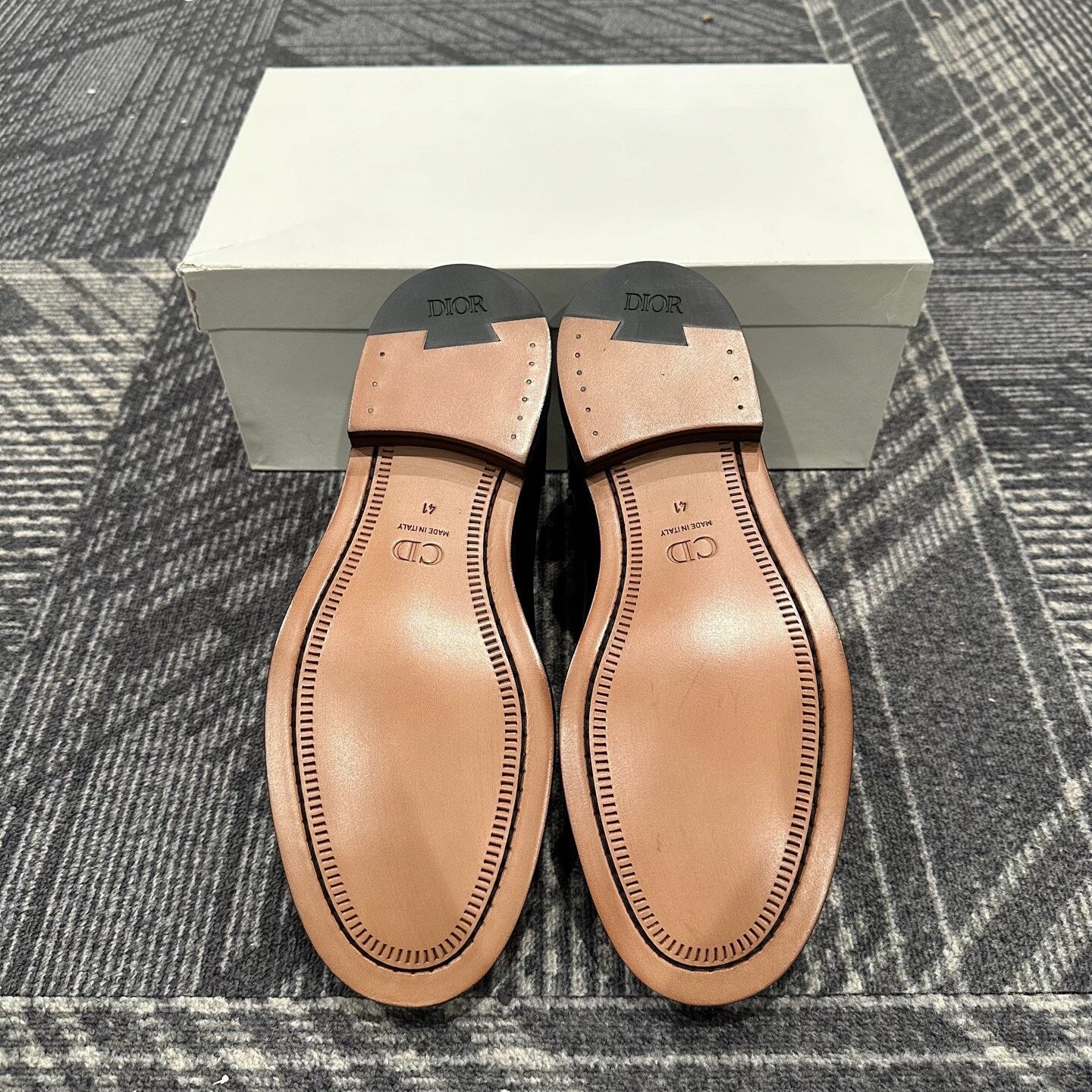 Dior Black Derby Shoes Size 41