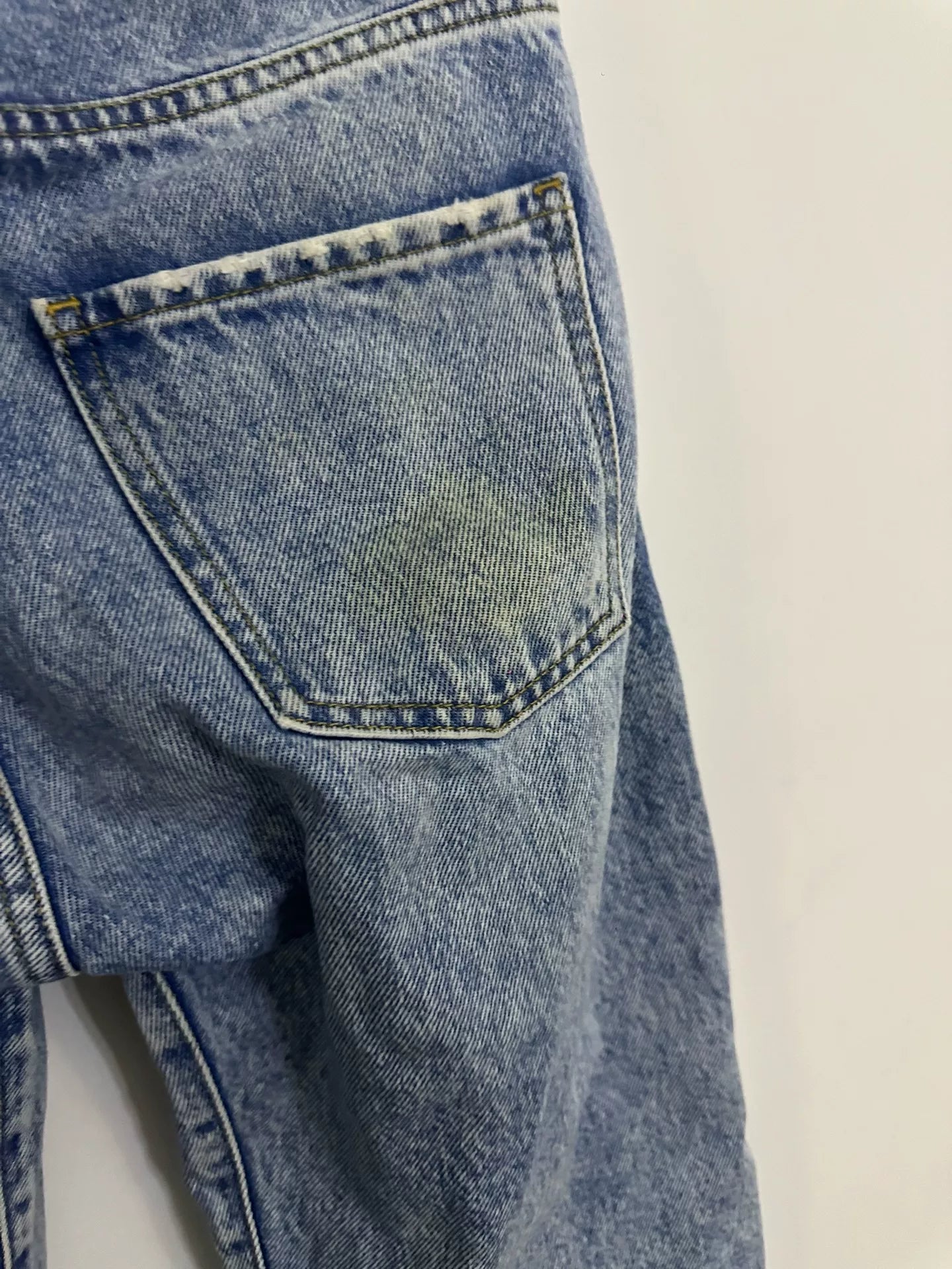 Maison Margiela Blue Wide-Leg Pocket Denim Pants