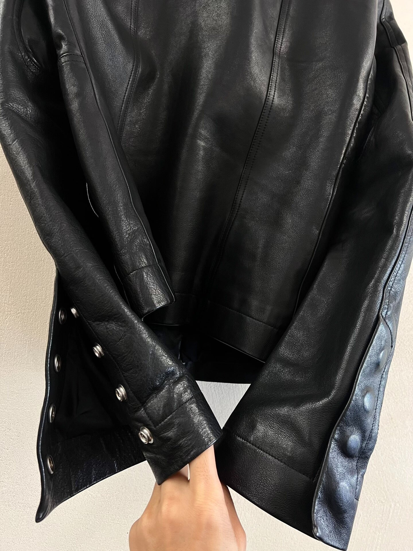 Rick Owens Bauhaus Mollino Leather Jacket