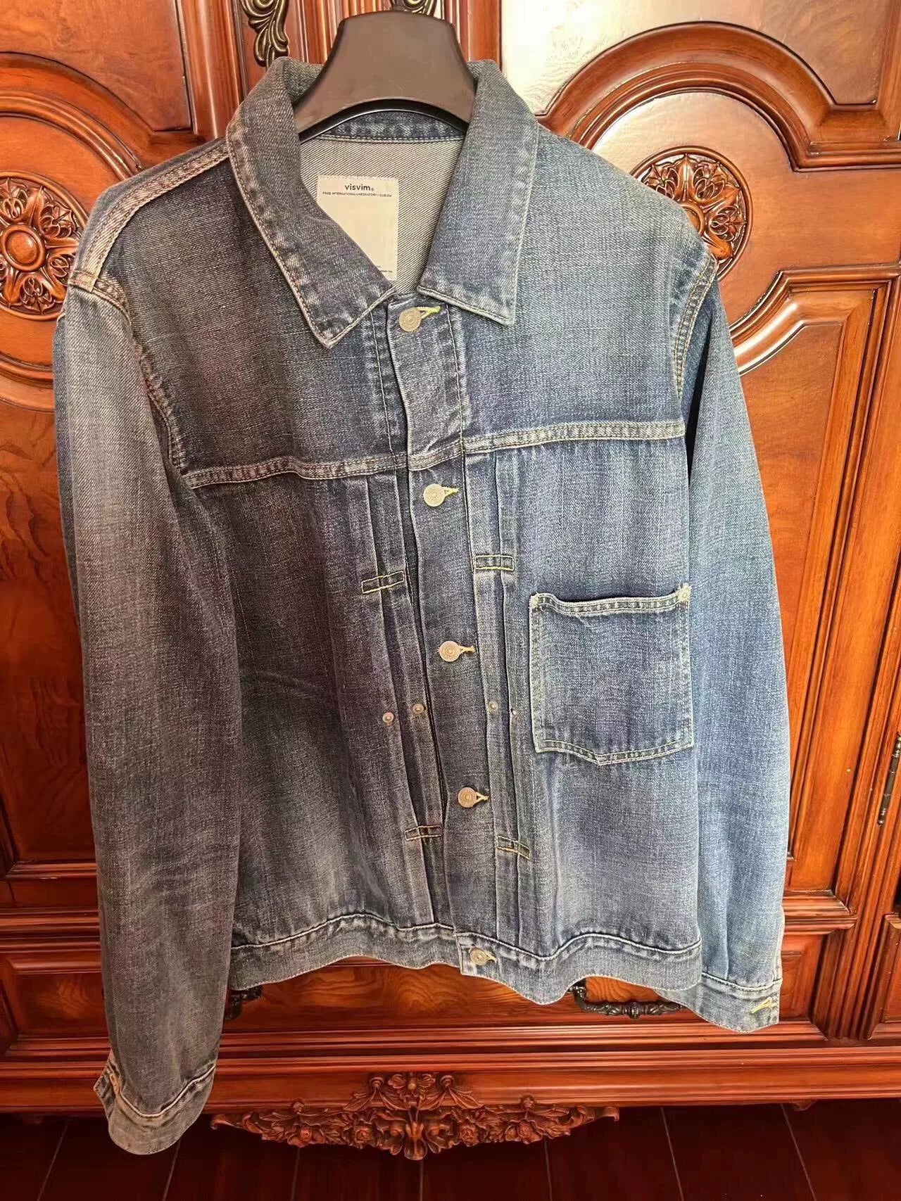 Visvim Men's Denim Shirt Size 4
