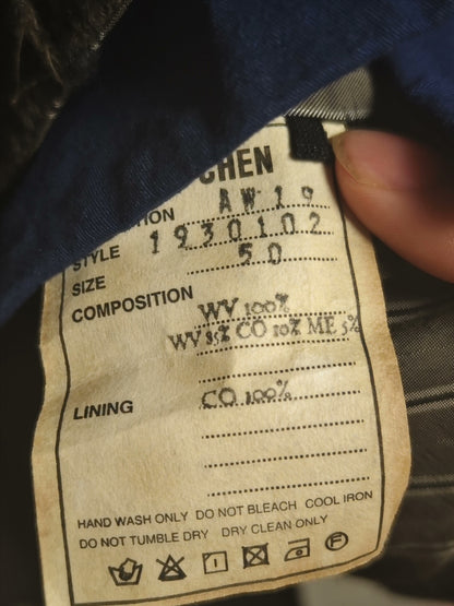 ziggy chen plaid cashmere vest size 50