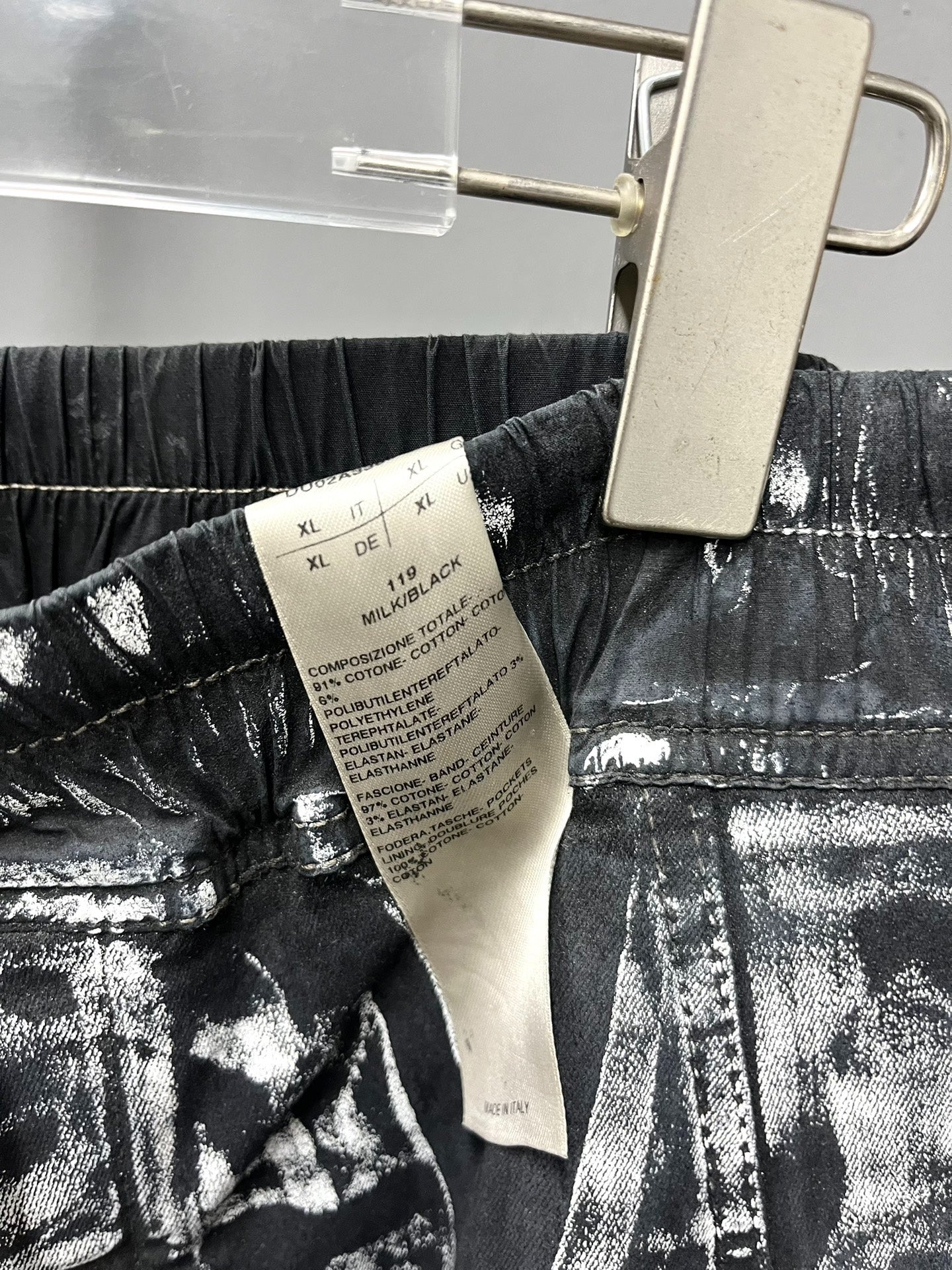 Rick Owens 21FW Painted Cargo Pants