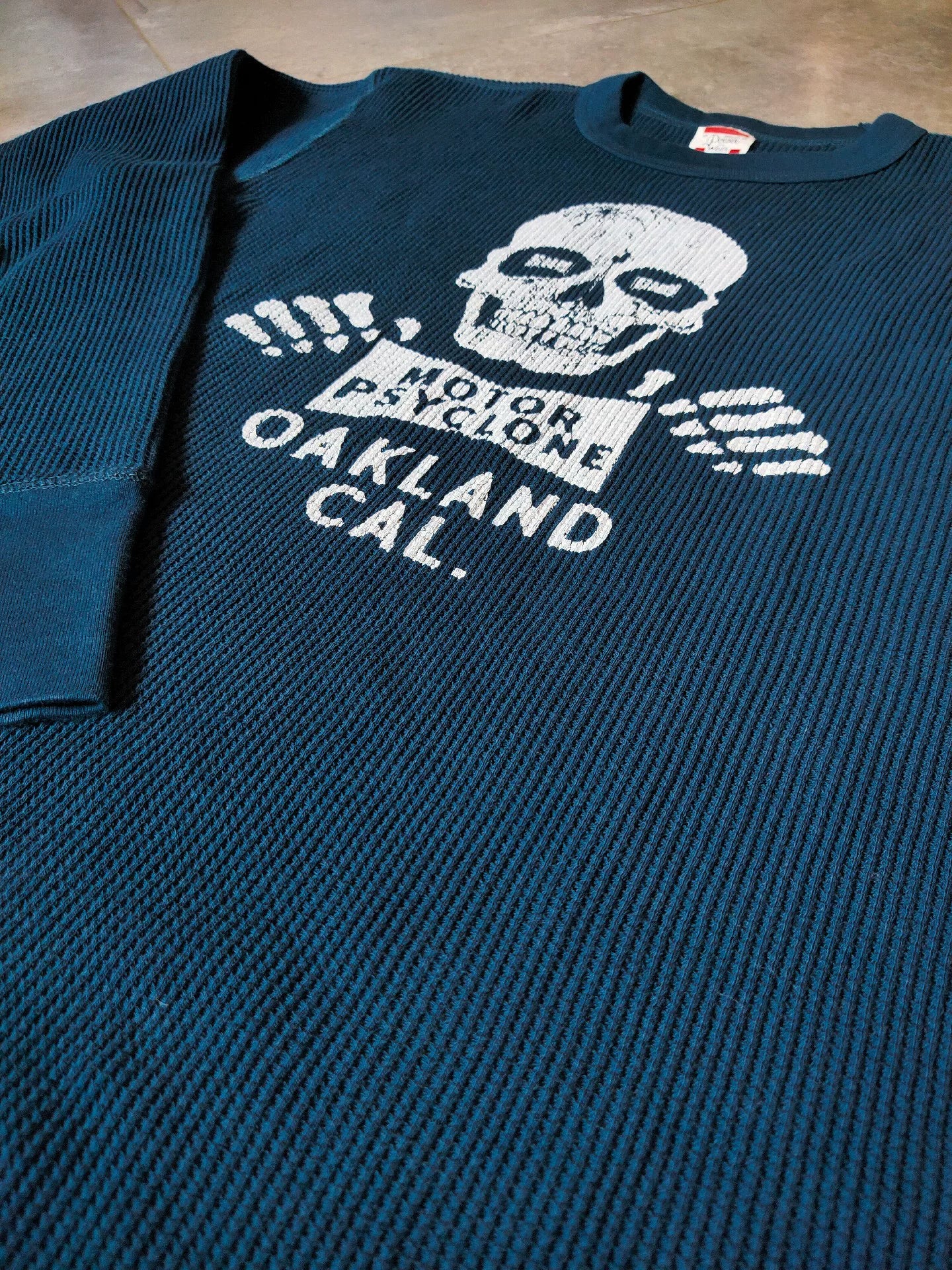 Freewheelers Skull Waffle Knit M Tee