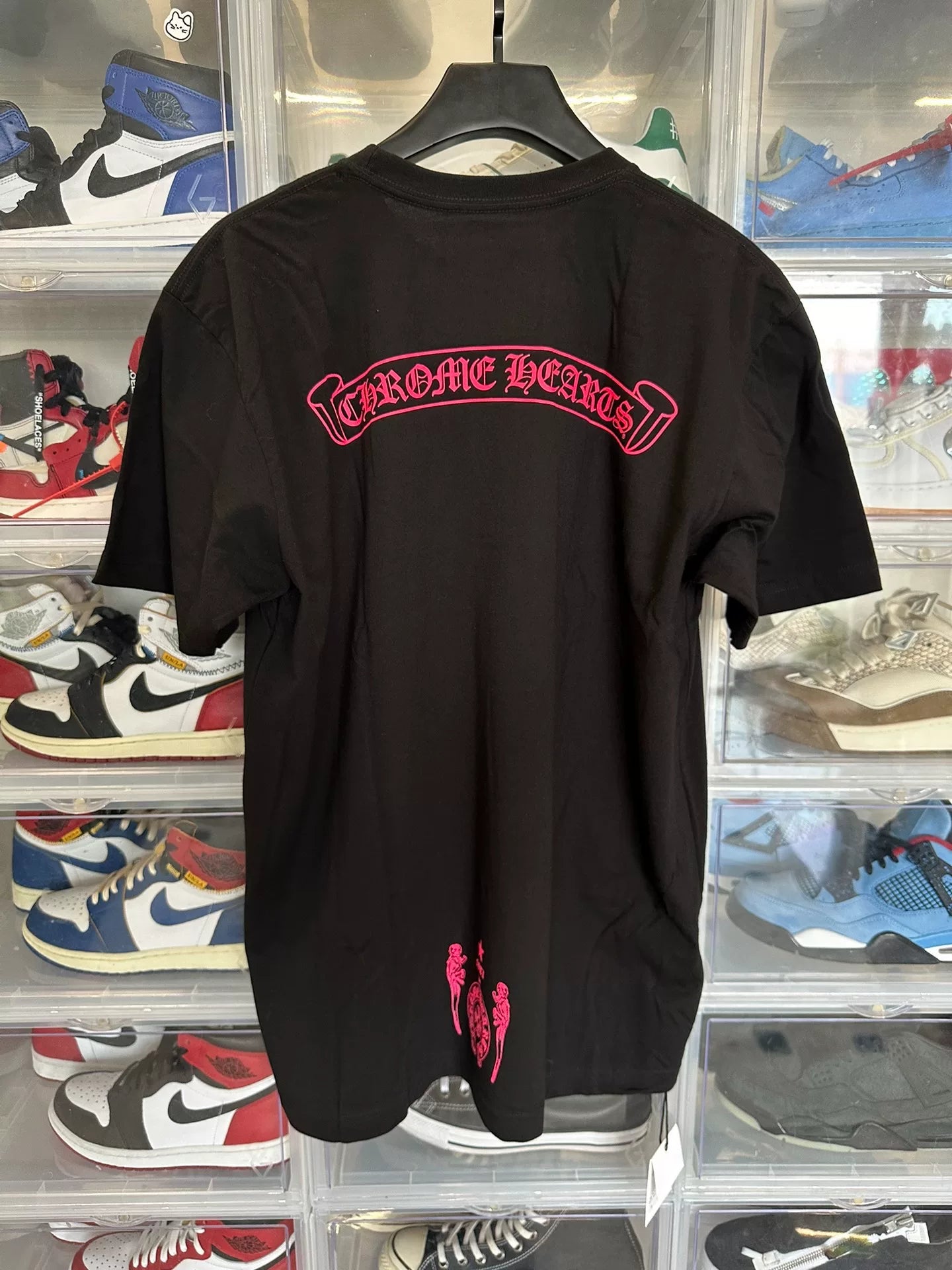 Chrome Hearts  Foti Skull Black Short Sleeve