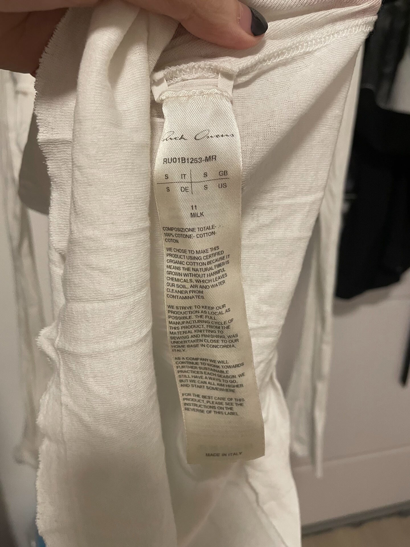 Rick Owens Long-Sleeve Hooded T-Shirt