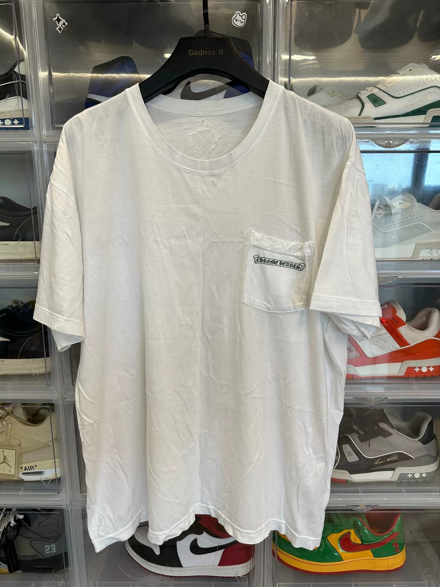 Chrome Hearts White Cross Short Sleeve