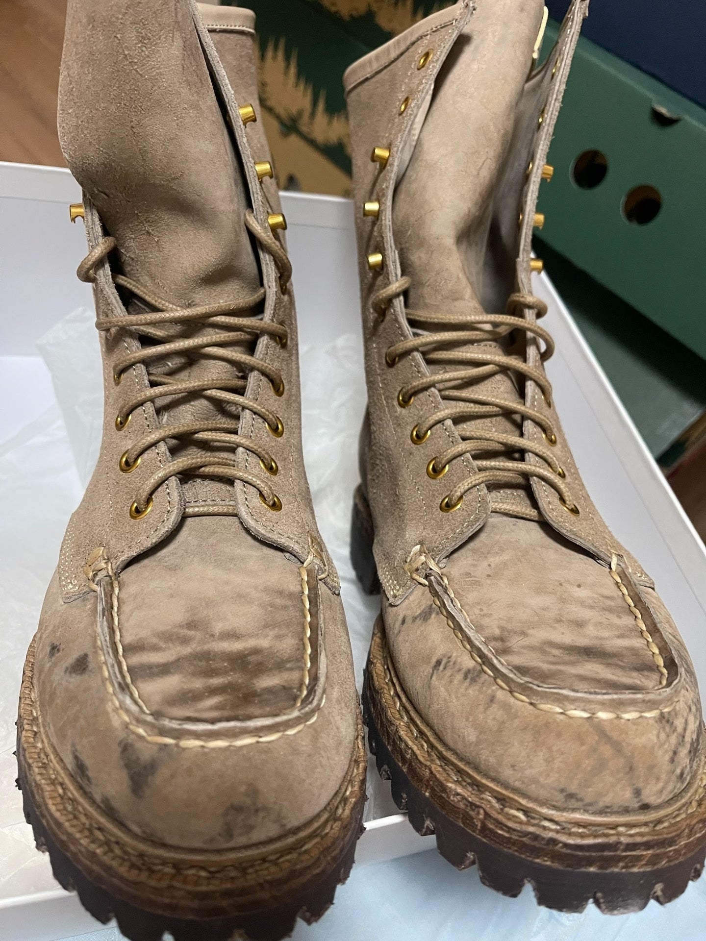 visvim Scout Moc Boots-Folk