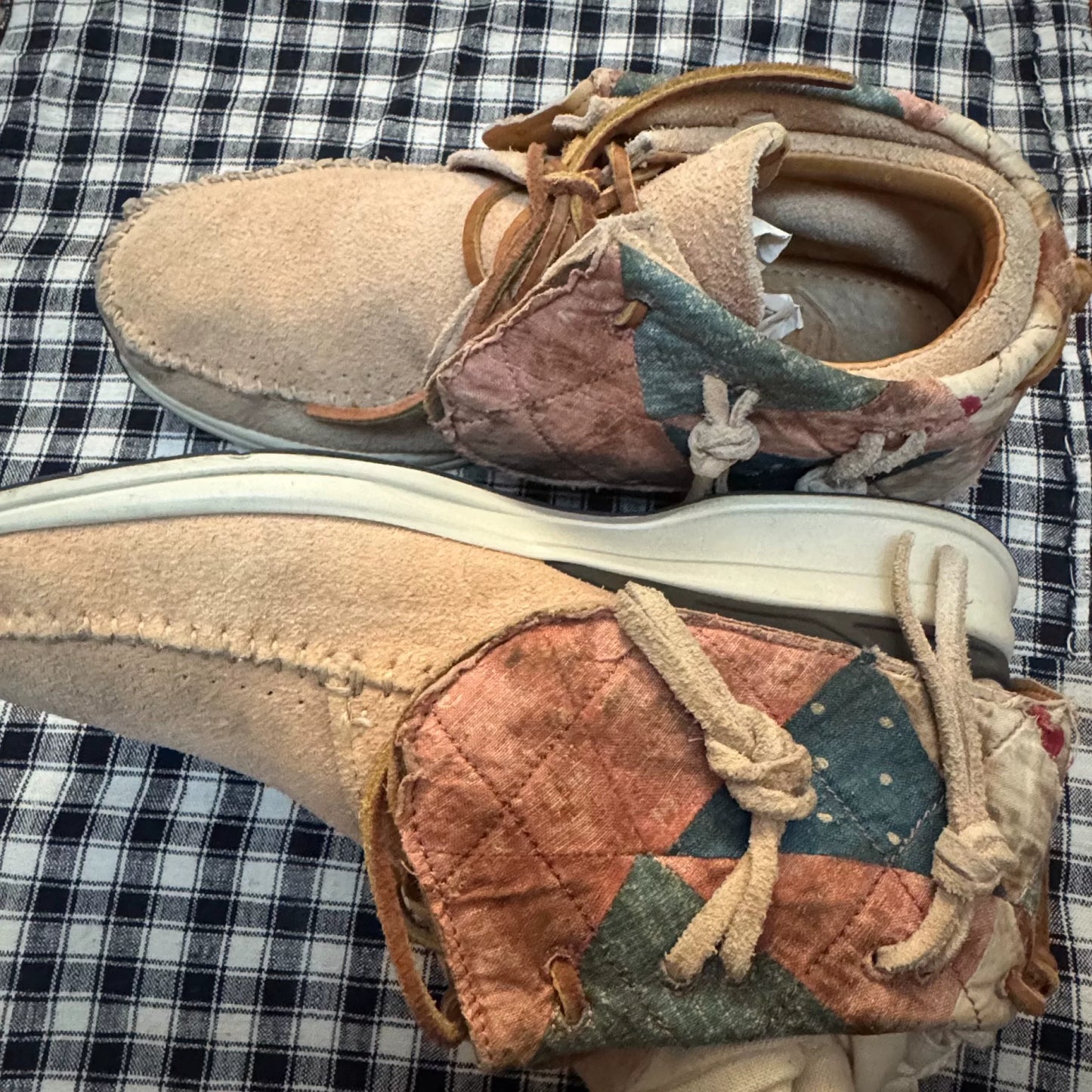 visvim fbt patchwork fringe boots size 8